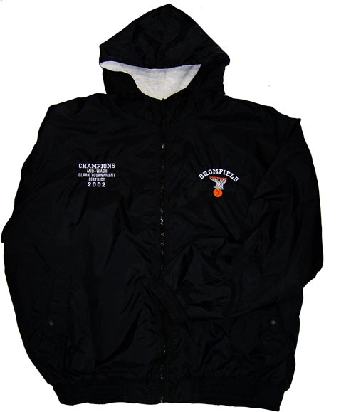 Custom-Embroidered Nylon Jacket