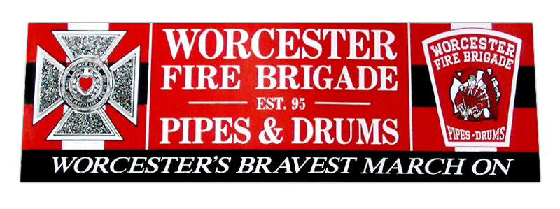 Worcester Fire Brigade Bumper Sticker