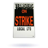 Teamsters Picket Sign