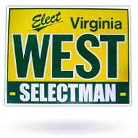 Large Campaign Sign